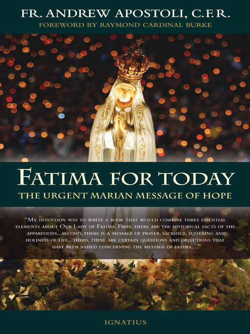 Title details for Fatima For Today by Andrew Apostoli - Available